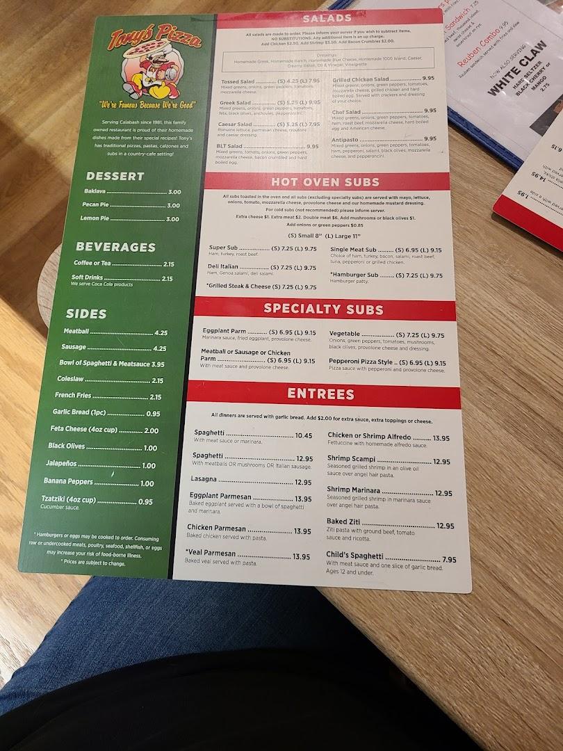 Tony's Pizza
